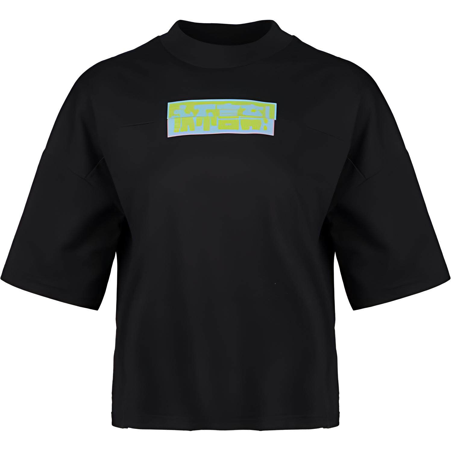 

Adidas Gfx T китайская повседневная круглая горловина удобная футболка с коротким рукавом с заниженной линией плеча женские футболки черные FT2861 S