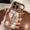 Cross Text Collage Pattern Design Phone Case For iPhone 11 12 13 14 15 16 17 Pro Max 17 Air 16E XS X XR 16 Plus Soft Cover