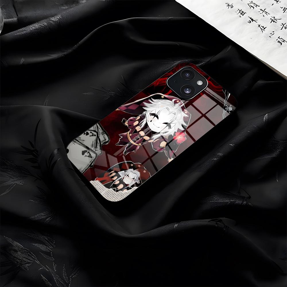 The Freak Circus Pierrot Phone Case For IPhone 17 Pro Max 16 15 14 Pro Max 13 11 Plus Glass Cover