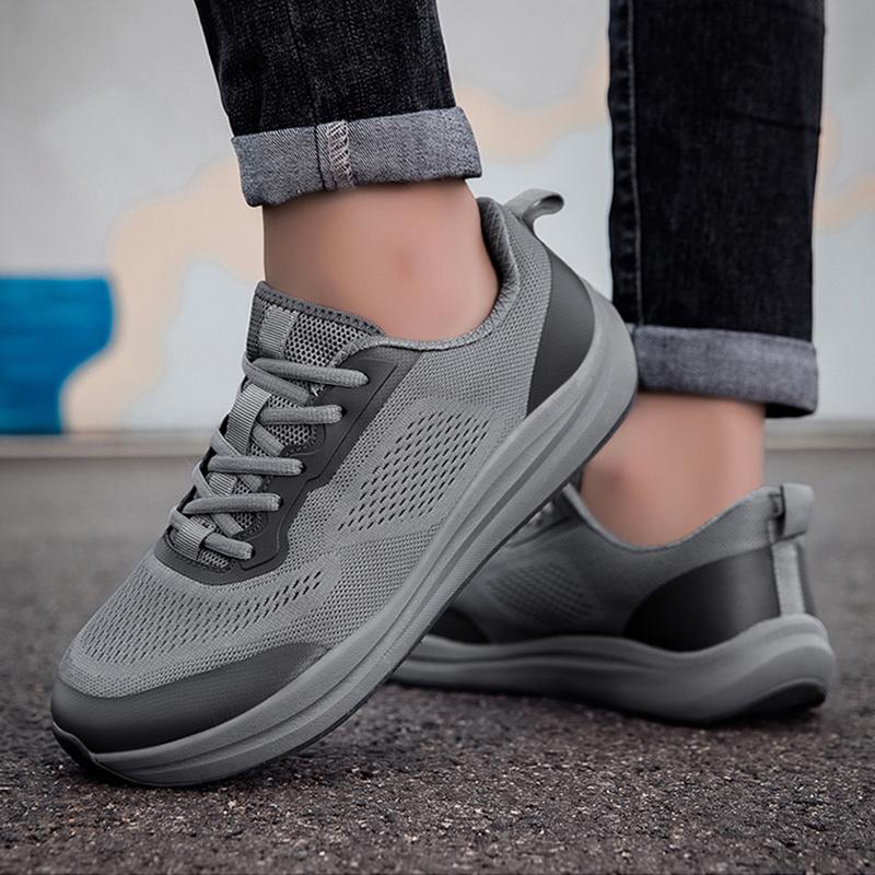 Men's  Sneakers Wide Toe Shoes Breathable and Comfortable Men's Casual Shoes Anti-Slip Soft Sole Outdoor Sneakers Walking Shoes