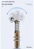 Robotic Arm Vacuum Suction Cup Nozzle Connector, Corrosion-Resistant, Model VSSM2020-G14