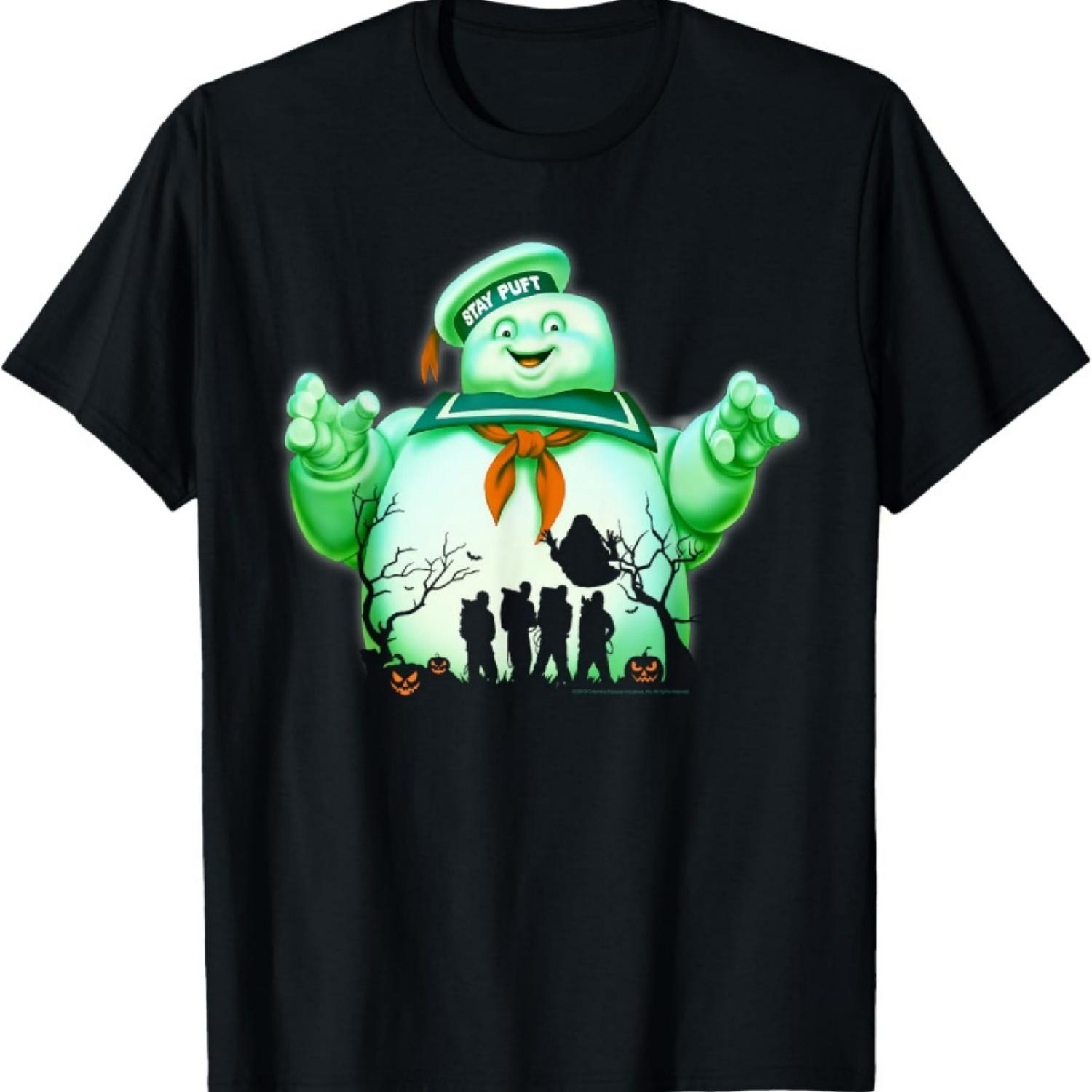Футболка Ghostbusters Marshmallow Man Group Shot Silhouette S