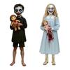 2Pcs Halloween Horror Dolls Yard Signs Realistic Gothic Garden Stakes Festivals Spooky Dolls Creepy Party Decoration