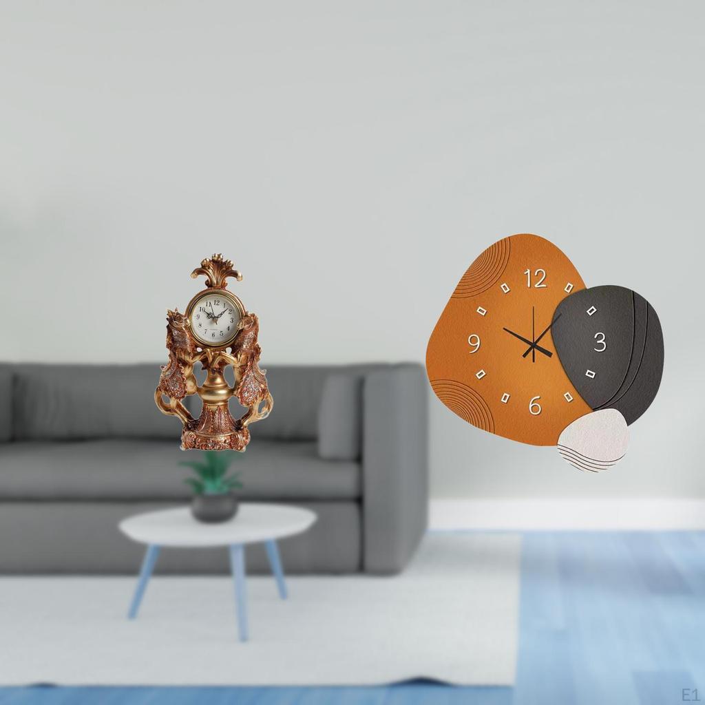 Equestrian Timepiece Sculpture for Home Office Living Room Bedroom Modern Decorative Animal And Wall