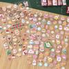 5D Relief Christmas Luminous Nail Stickers Self-Adhesive Glow-in-the-Dark Holiday Nail Art Decals (Santa/Gingerbread Designs)