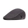 Men's Corduroy Cotton Newsboy Cap - Soft Brim Autumn Beret, Large Size, British Style Pageboy Hat