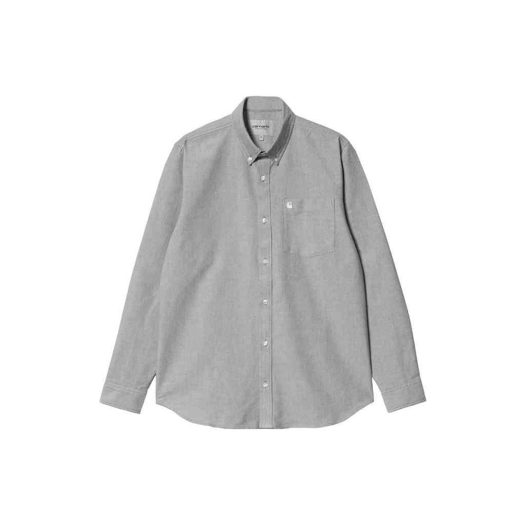 Carhartt WIP Shirts Men's Gray Lapel Moderate Other I030799-0D2-XX
