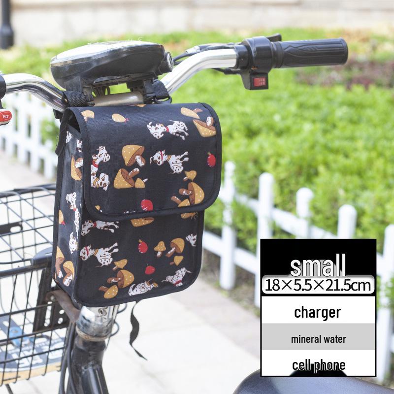 Electric Bike Handlebar Storage Bag: Motorcycle & Bicycle Phone Holder