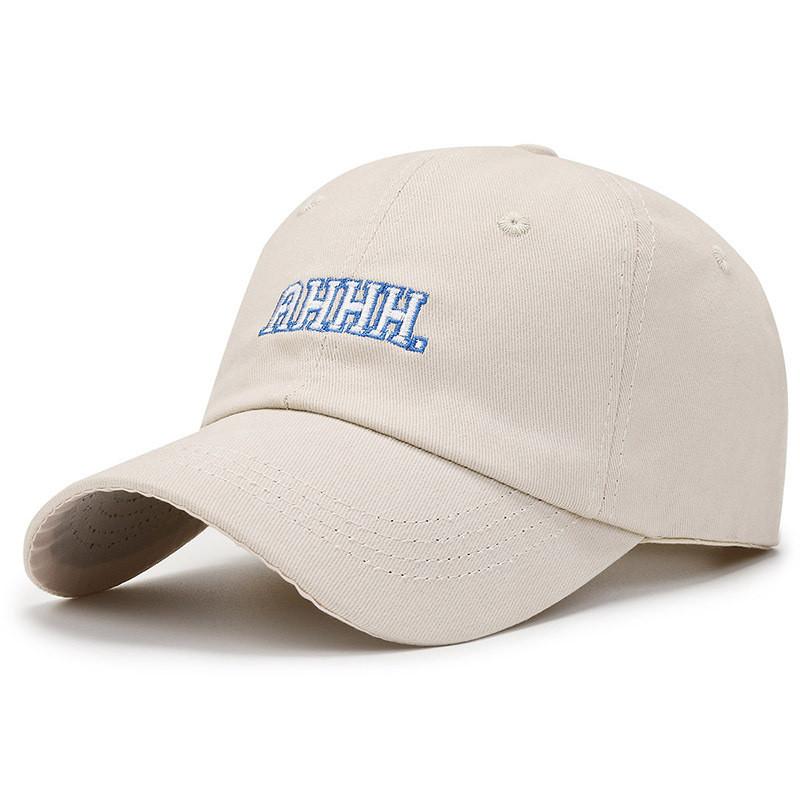 Letter Embroidery Ahhh Baseball Cap Cotton Hat Sun Protection Breathable Gift