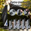 Outdoor Anti-UV Protective Cover With Zipper Cantilever Parasol Rain Cover Waterproof Patio Umbrella Cover For Outdoor Umbrellas