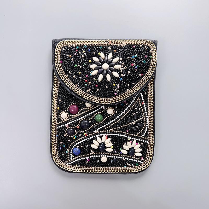 Boho Vintage Veske - Flerroms premium tekstur myk moteriktig allsidig håndlaget dusk risperler