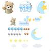 Bear Birthday Cake Toppers Cute Cupcake for Anniversary Celebrations