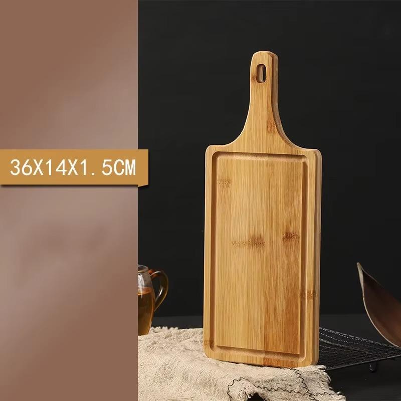 

Деревянная доска для пиццы 1шт прямоугольный противень противень для выпечки разделочная доска для торта овощной противень сырная доска многофункциональный инструмент 36*14