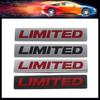 3D Car Styling Limited Logo Car Hood Fender Trunk Rear Bonnet Nameplate Decal Emblem Badge Sticker