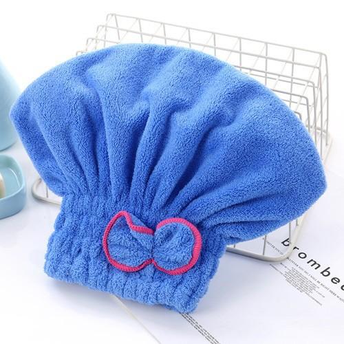 Ultra Absorbent Thiened Hair Drng Cap Women's ampoo Cap Qui Dry Bath Cap Towel Headscarf Coral Fce Home Textile