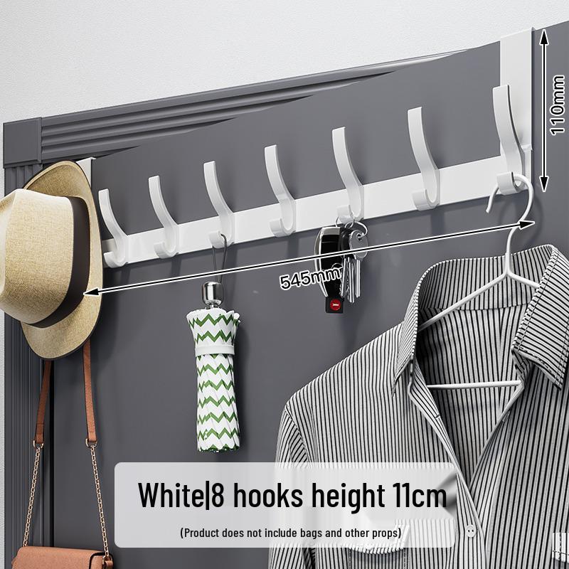 Over-the-Door No-Drill Coat Rack & Clothes Hook