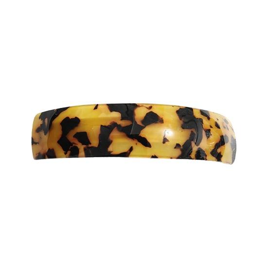 Hairpin Wide-Edge Arc Design Smooth Hair Styling Spring Hair Clip Lightweight Decorative Hair Accessory