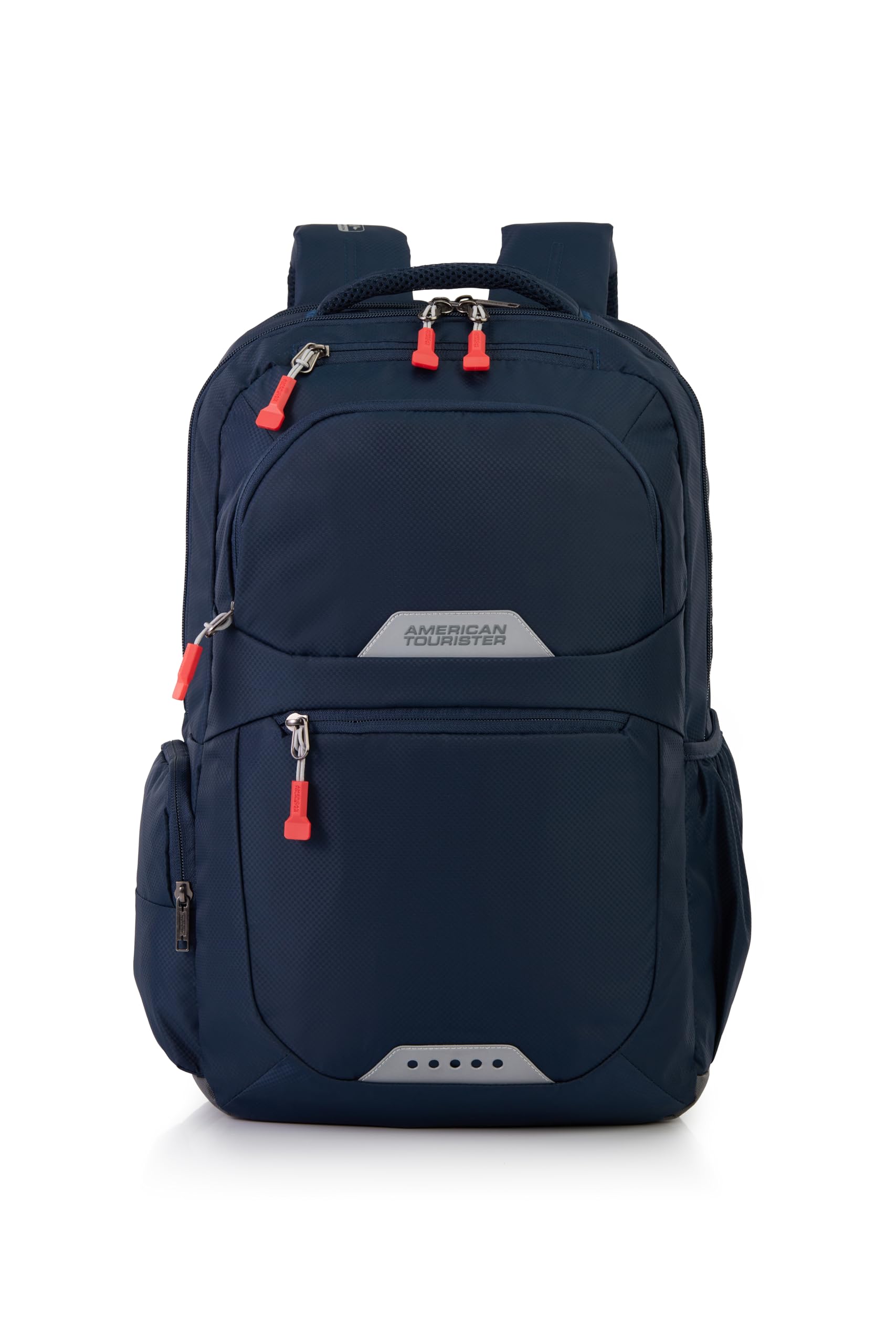 

American Tourister Brett Backpack, Lightweight, Approximately 700g, 31L Capacity, Laptop Storage, Side Pockets, Reflective Finish, Rain Cover,