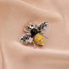 Cute Rhinestone Bee Brooch Women Party Accessories Insect Pearl Corsage Brooches Clothing Accessories