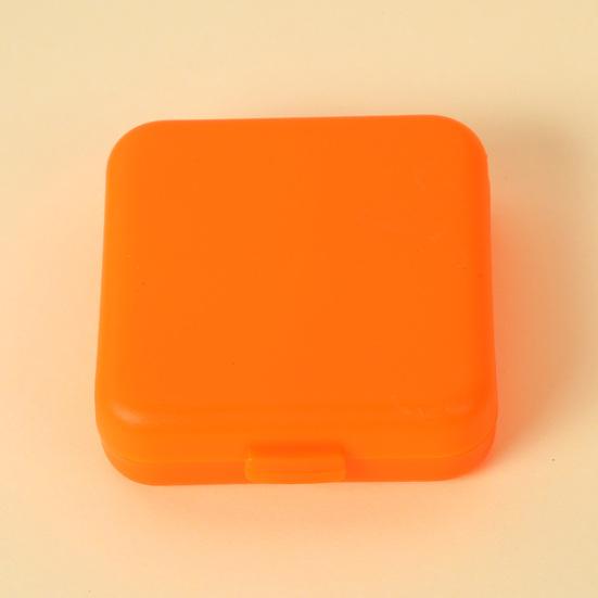 Pill Organizer with Buckle Sealing Design 4 Compartments Dose Management Container Moisture Proof Pill Storage Portable Pill Box for Travel Daily