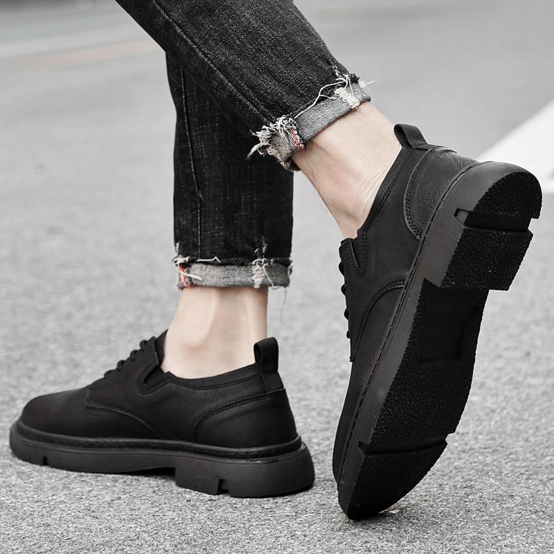 Fashion New Elegantes Wedding Dress Shoes Breathable Male Sneakers Genuine Leather Men Casual Shoes Business Lace-up Mens Dress Shoes