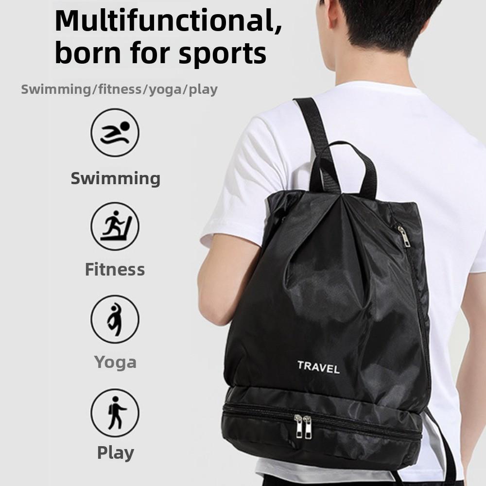 Waterproof Swimming Bag Shoe Compartment Fitness Bag Sports Backpack Outdoor Beach Bag Boys Girls