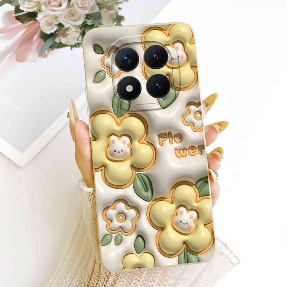 Cartoon Rabbit Case For Redmi Note 15 Pro Casing Cute Soft Phone Cover For Xiaomi Redmi Note15 Note 15 Pro 5G Capa Fundas