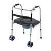 Folding Stainless Steel Walker & Cane Aid for Elderly