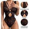 Sexy Black Lace Bodysuit Women Backless Transparent Body Suit Female Clothes Overalls