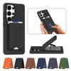 Compatible Samsung S26ULTRA Tech Fabric Phone Case with Magnetic Stand & Card Holder, Personalized for S25U - New Protective Case.