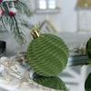 48Pcs Shatterproof Christmas Baubles Velvety Ball Hanging Ornament Christmas Tree Decoration For Wreath Mantels Window