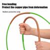 PE Plastic Air Conditioning Copper Protector 4M Length Anti-Deformation PE Plastic Elbow Artifact Copper Pipe Non-Deformation