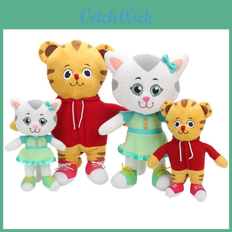Adorabili Daniel Tiger e Katerina Kittycat Peluche Giocattoli di Natale Perfetti per Bambini