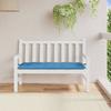 Garden Bench Cushion Melange Blue 120 X 50 X 7 Cm Fabric