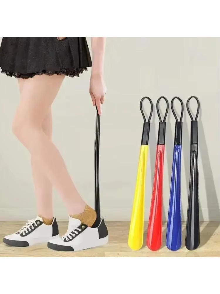 

Очень длинный гибкий рожок для обуви для беременных и пожилых людей, не гнущийся, прочный помощник при надевании обуви, 1 шт.