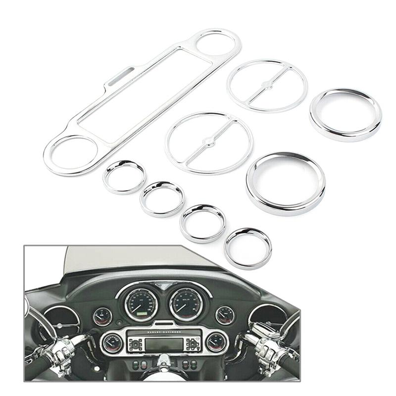 Inner Fairing Stereo Gauge Speakers Cover For Touring Electra Street Glide Trike 1996-2013 Models
