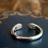 Cat Claw Open Ring, Cute Cat Step Mark Ring for Girls' Hearts, High End Design Romantic Ring, Versatile Daily Accessories