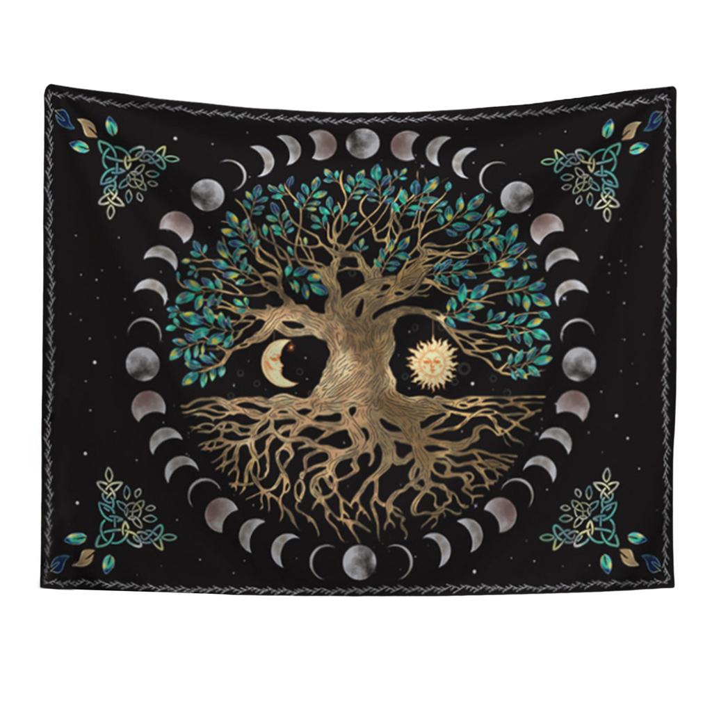 Mandala Tapestry Hippie Tapestries Mystic Chakra Meditation Decor Tapestry Decor for Living Room Backdrop Dorm