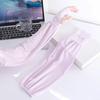 1 Pair Summer Ice Silk Sleeves For Men And Women Outdoor UV Protection Cycling Sleeve Arm Sun Screen Protection Sleeves Loose