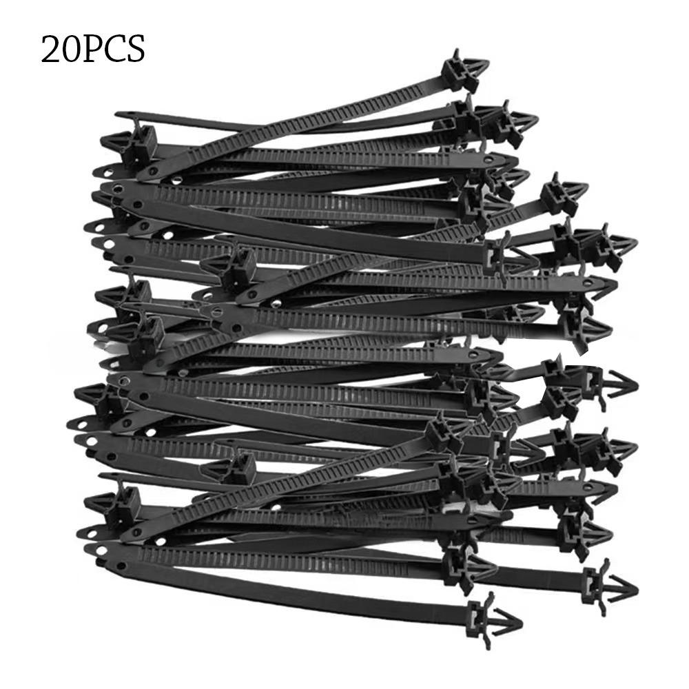 

Multipurpose Universal Cable Tie Buckle Nylon Buckle Cable Tie Retainer Tie Holder Self-Locking Plastic Cable Ties Tool