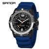 Sanda Quartz Solar-Powered Luminous Watch with Rotating Bezel and Long Battery Life - New Student Model