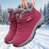 Snow Boots for Women Casual Winter Shoes Fashion Platform Non-slip Warm Fur Ankle Boots Plush 2025 New Outdoor Warm Hiking Boots