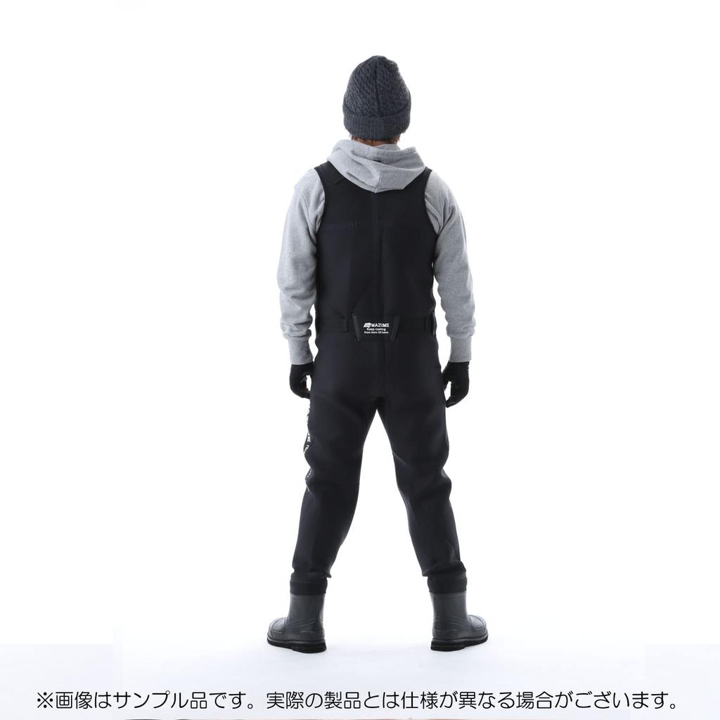 Macacão de Neoprene Mazume Abertura Total Modelo Feltro com Cravos MZBF-639-03 Preto Tamanho LL