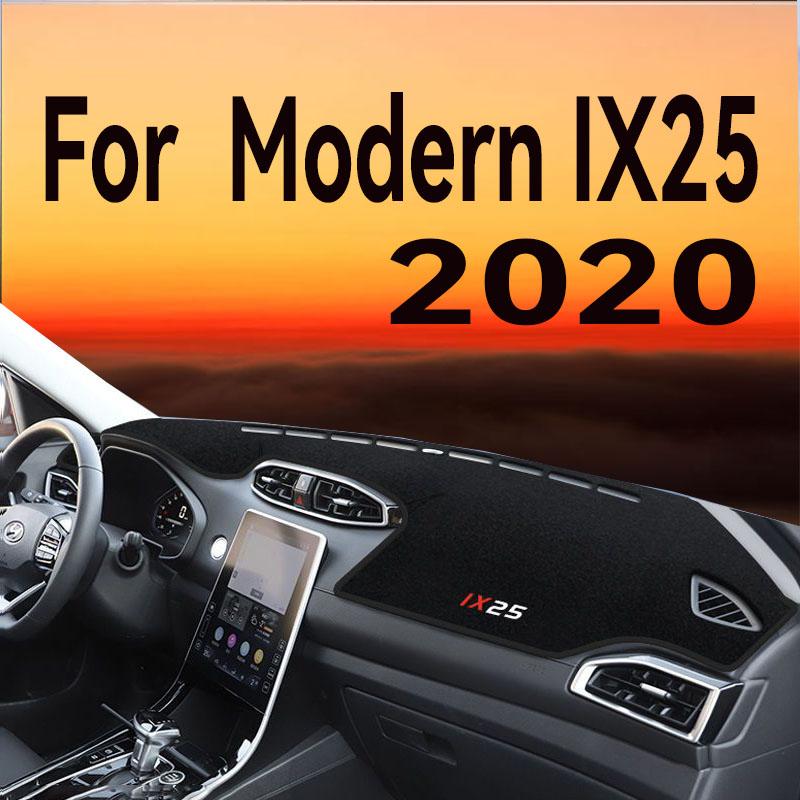 

For Modern IX25 Dustproof Sunshade Non-slip Sunshade Mat Central Control Dashboard Workbench Mat 2020 right-hand drive