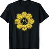 Smiling Flower Cute Smile Sunshine Face Yellow Vintage Retro Men Women Kids T-Shirt