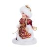 30cm Rote & Goldene Snegurochka Weihnachtsfigur