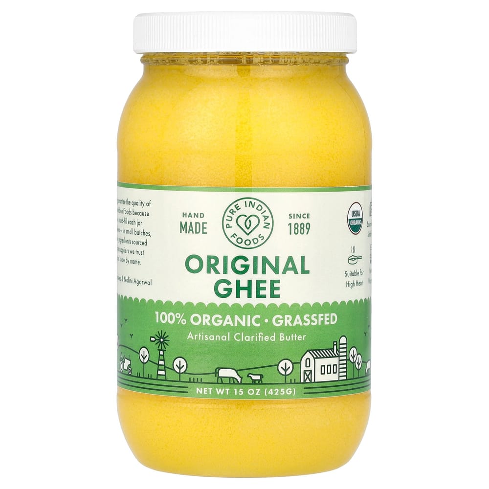 Pure Indian Foods Grass-Fed Original Ghee 425g (15oz) 425g - 1 ea