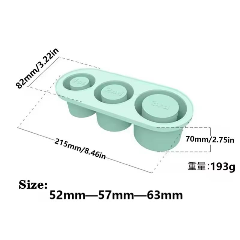 Silicone Ice Block Mold is Not Sticky Summer Ice Block Mold is Easy to Mold Ice Block Making Hollow Cylindrical Ice Block Tools