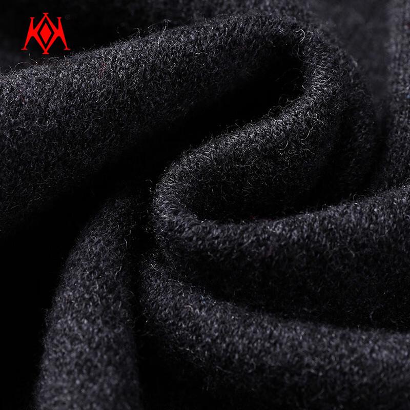 Kai Kai Men's Thickened Pure Wool V-Neck Cardigan