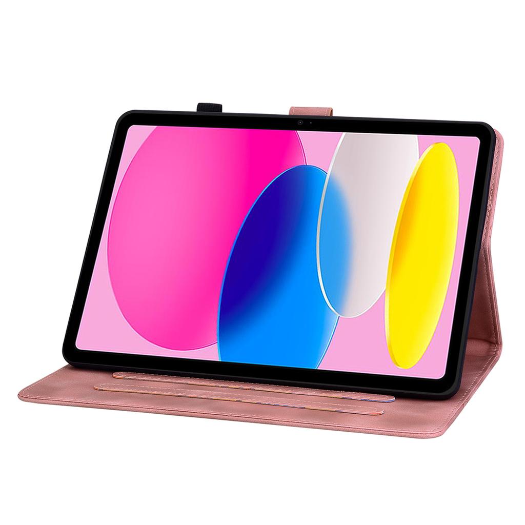 Pre Apple iPad (2025) (Tiež známy ako iPad 11. generácie, iPad (11. generácia),iPad 11-palcový (A16)).PU koža Vynikajúci kvetinový embosovaný dizajn Puzdro na tablet